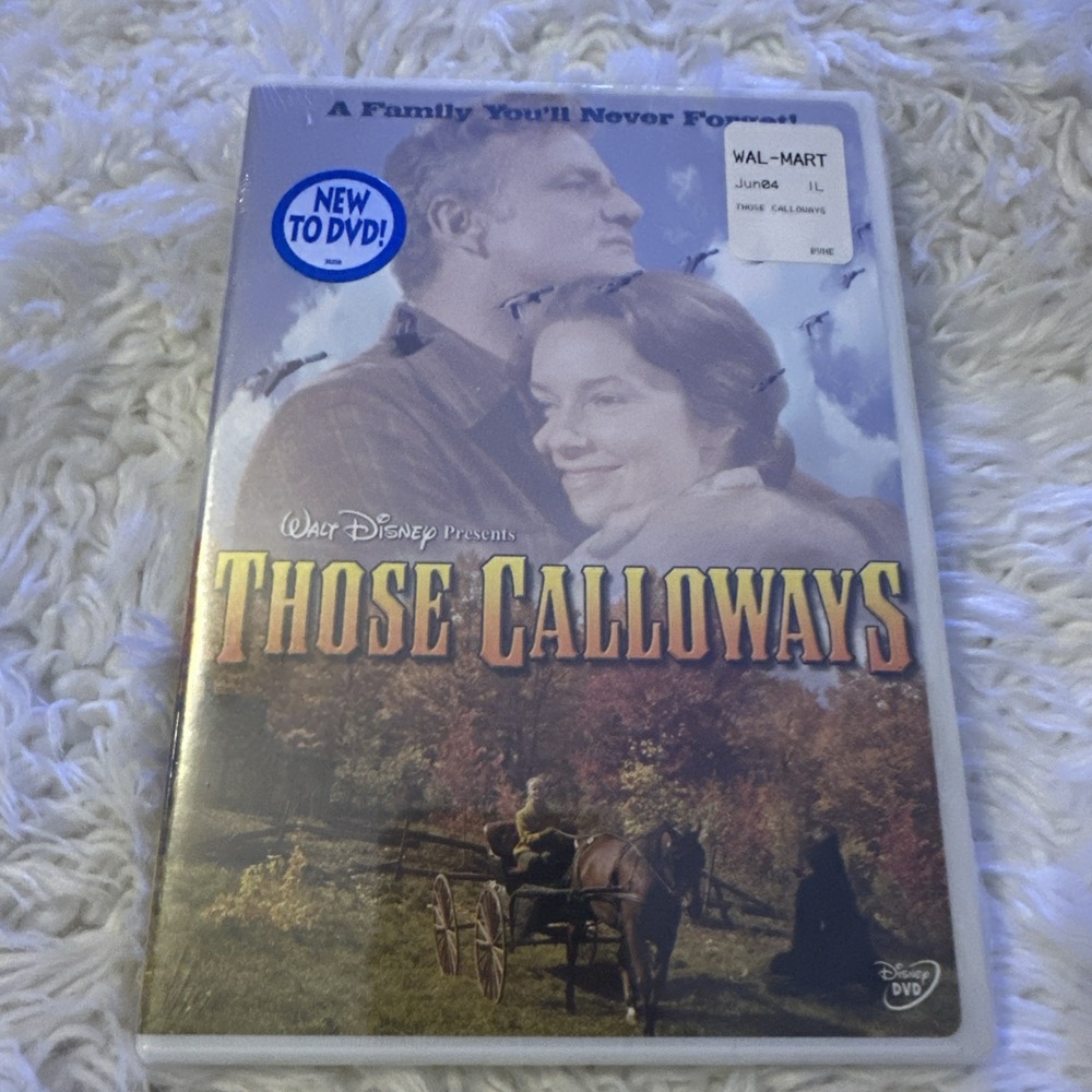 Those Calloways (DVD) Brian Keith Brandon De Wilde Walter Brennan Ed Wynn Disney